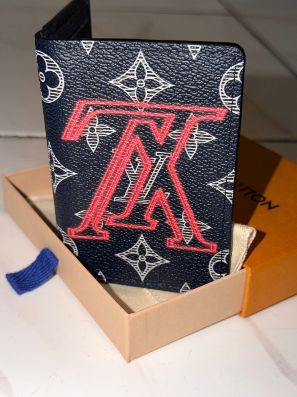 New Authentic Louis Vuitton Monogram Ink Upside Down Pocket Organizer - Picture 5 of 10